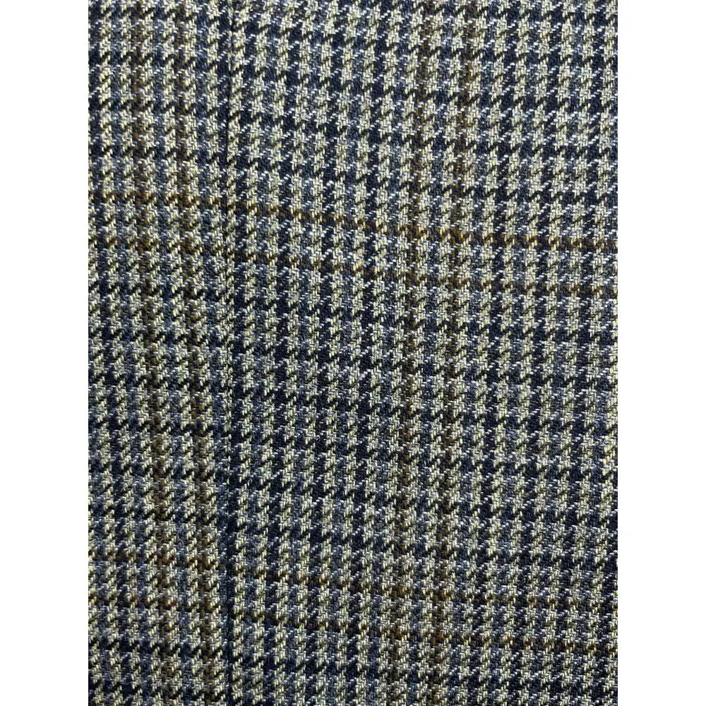 Lauren Ralph Lauren Blazer Mens 40R Houndstooth Silk Wool 2 Button Sports Jacket